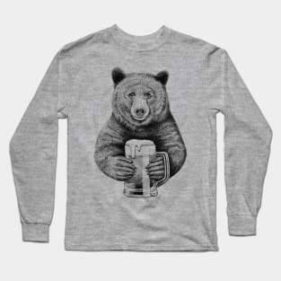 Bear Beer Long Sleeve T-Shirt